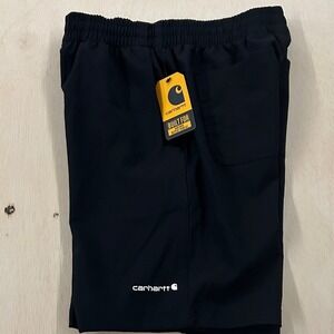 Carhartt Kids Rugged Flex Ripstop Work Shorts Caviar Black M 10/12 CH8321